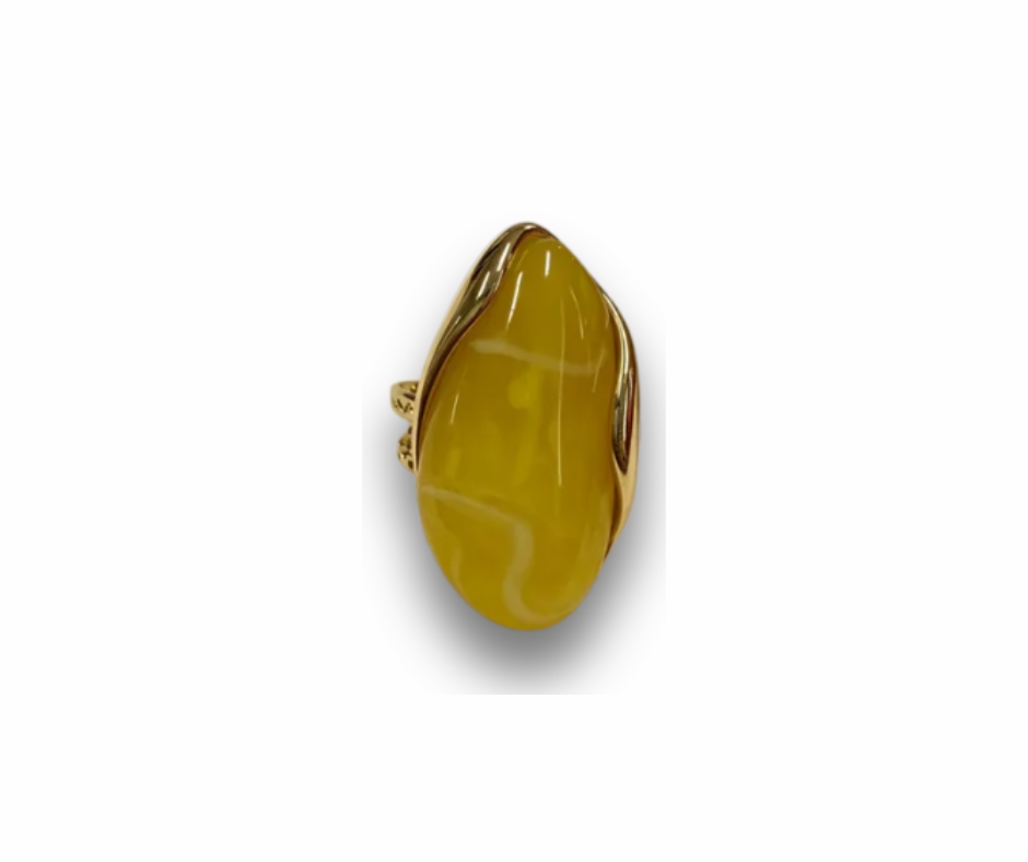Anillo Nina rosa amarillo