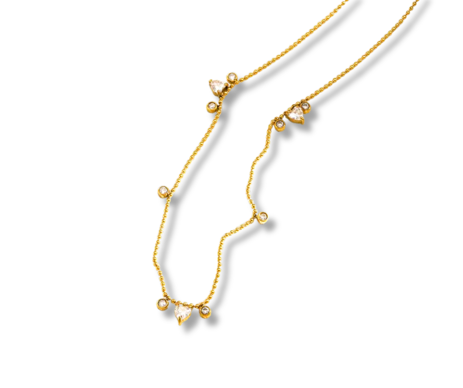 Collar chispa corazón