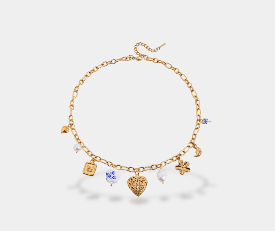 Collar corazones