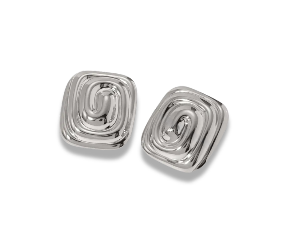 Aretes Alberta plata