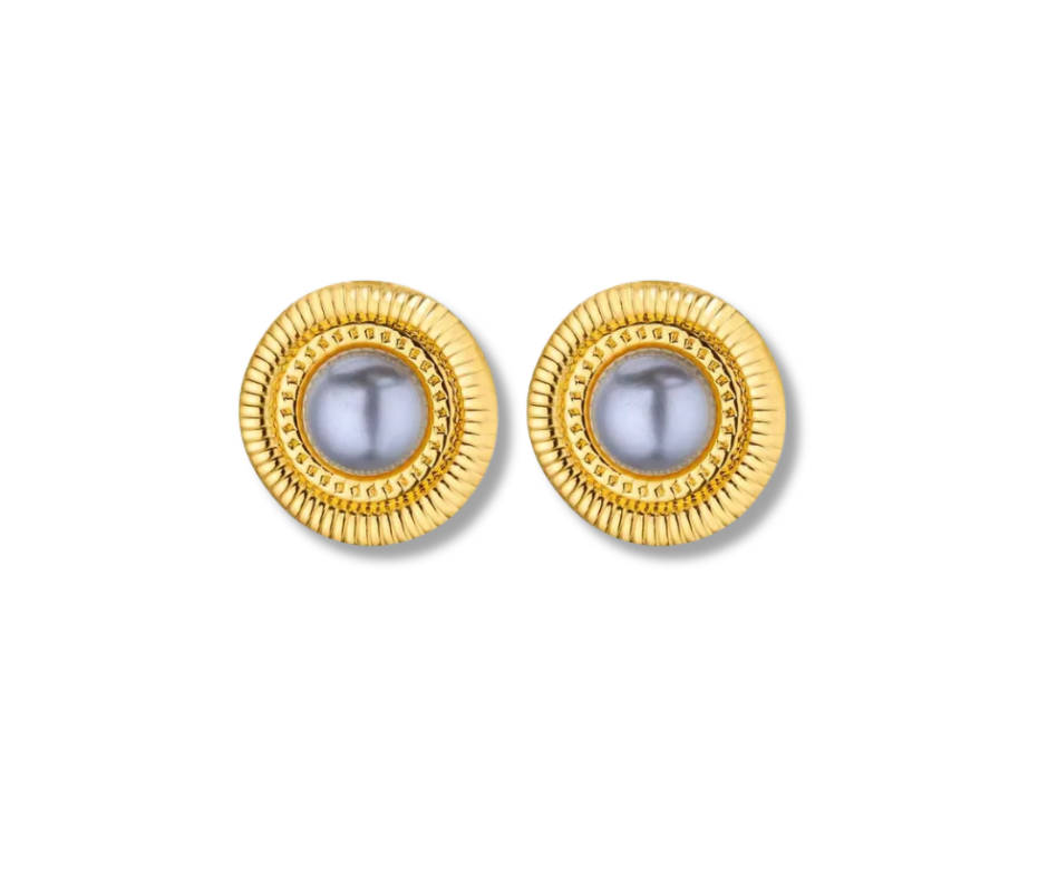 Aretes Consuelo gris
