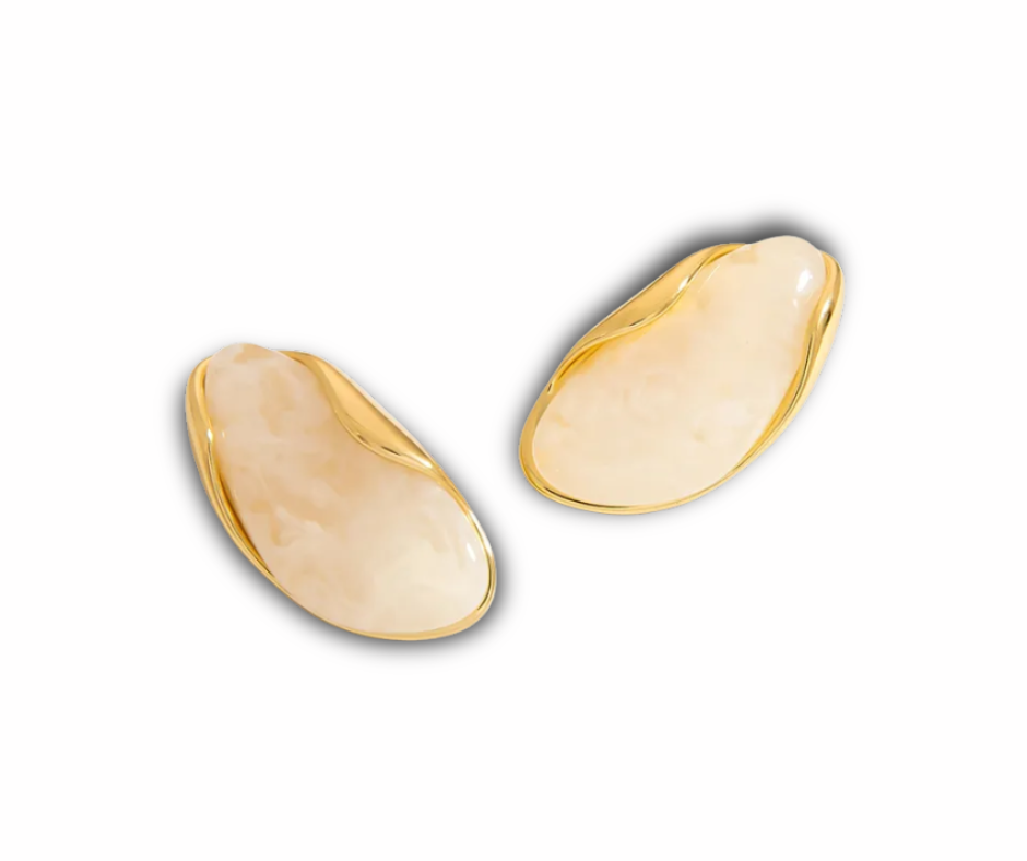 Aretes Nina blancos