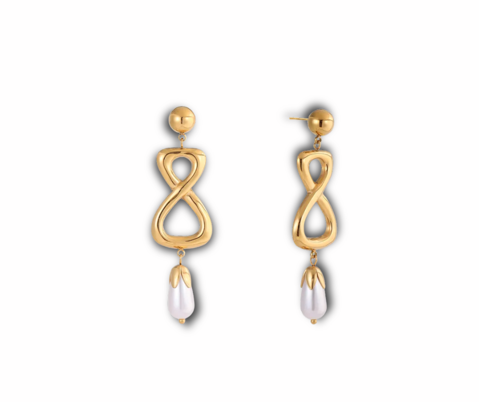 Aretes infinito perla