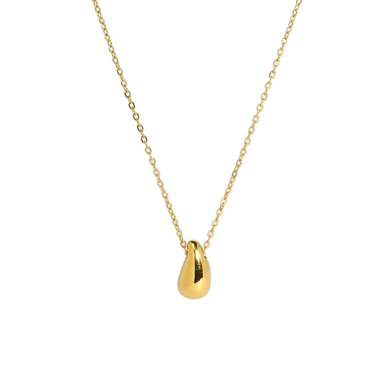 Collar gota dorada