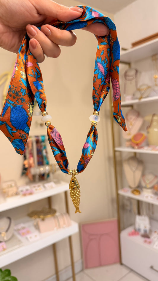 Collar Cintila naranja