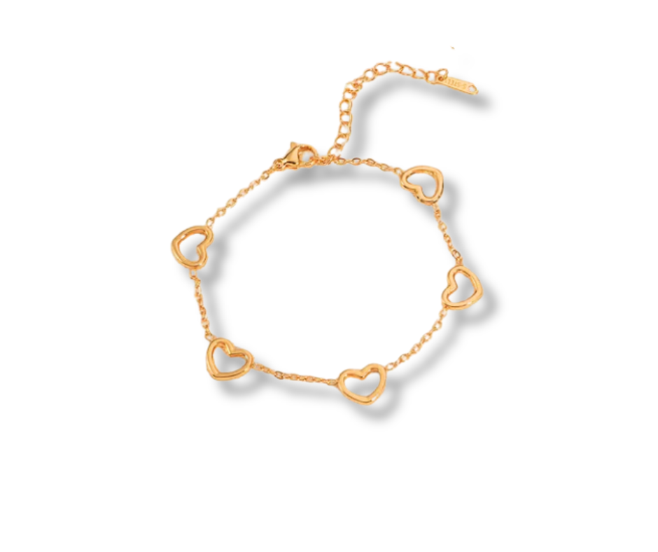 Pulsera corazones