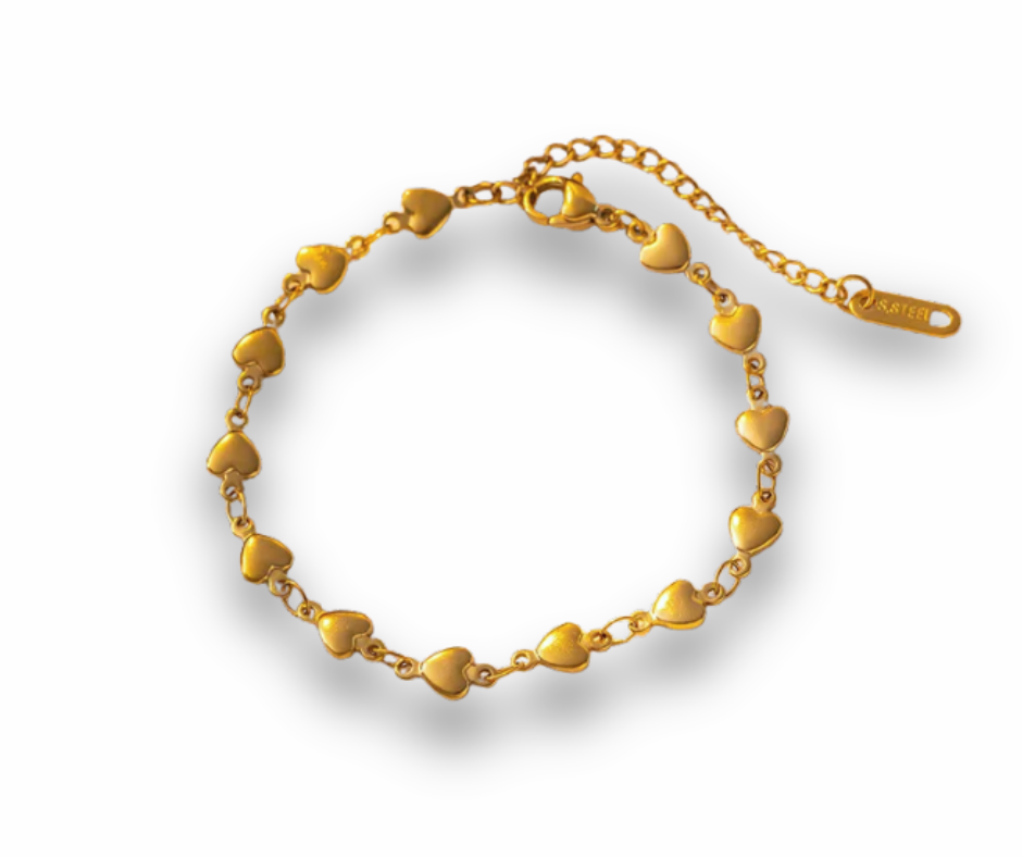 Pulsera corazones
