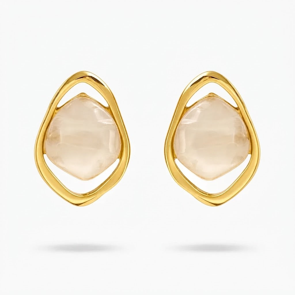Aretes pétalo