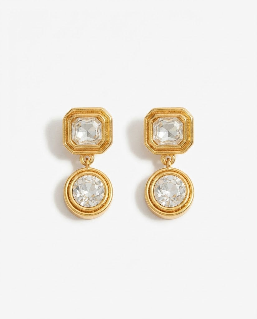 Aretes Daria blanco