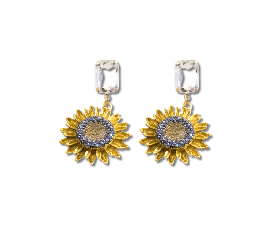 Aretes Girasol