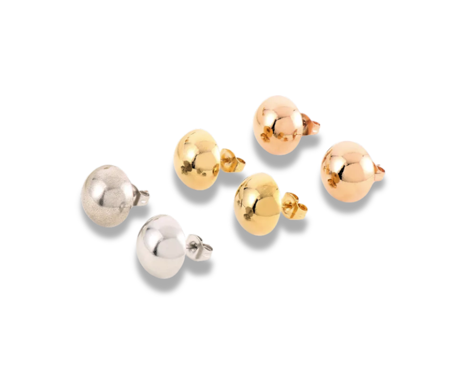 Aretes botón