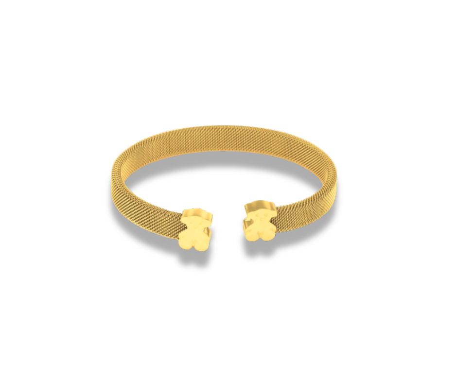 Brazalete oso dorado
