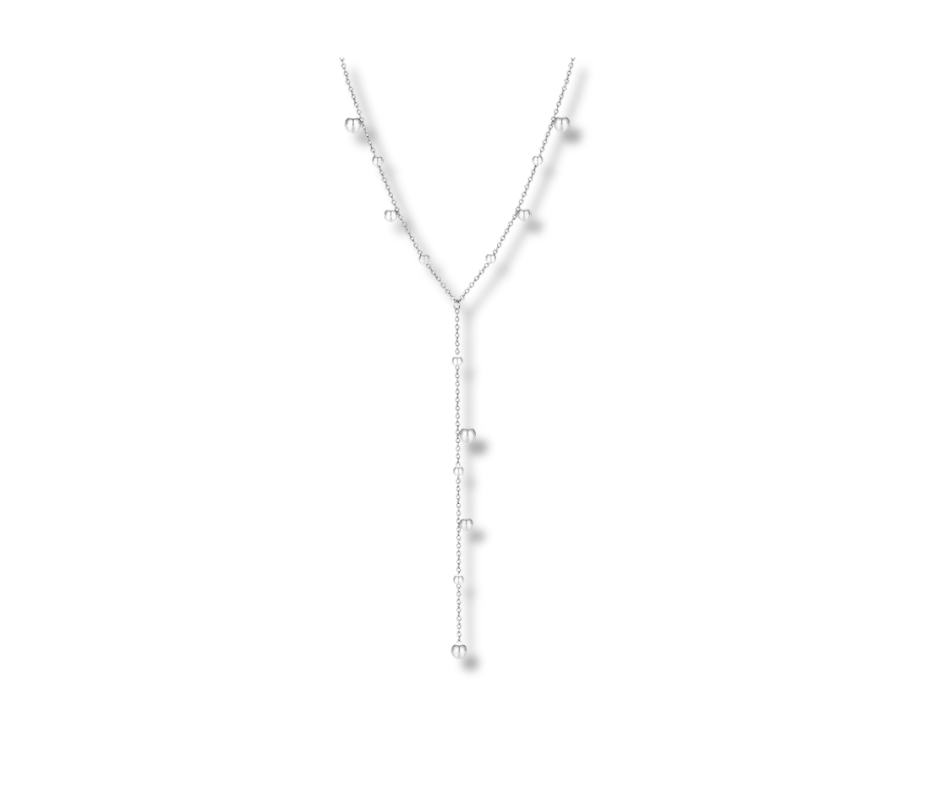 Corbatín burbujas plata