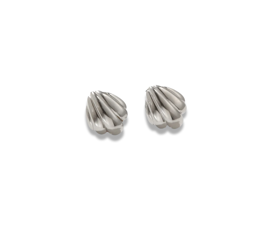 Aretes Concha plata