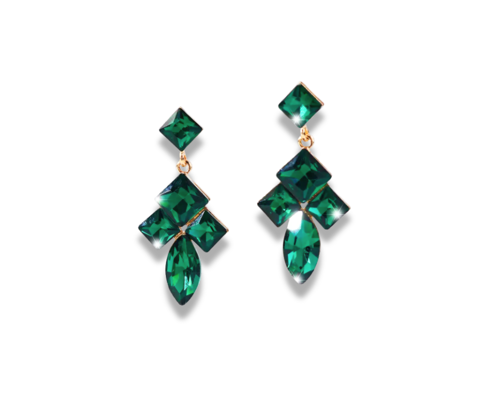 Aretes Gala verde