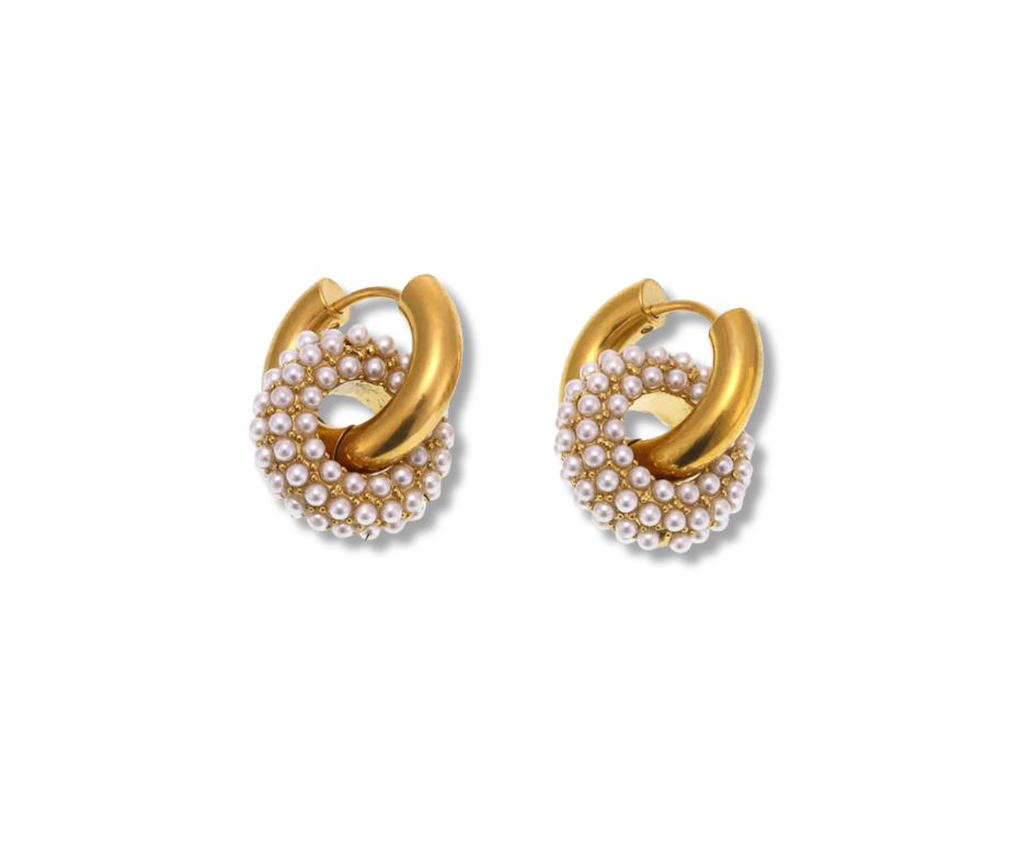 Arracadas Mila perlas