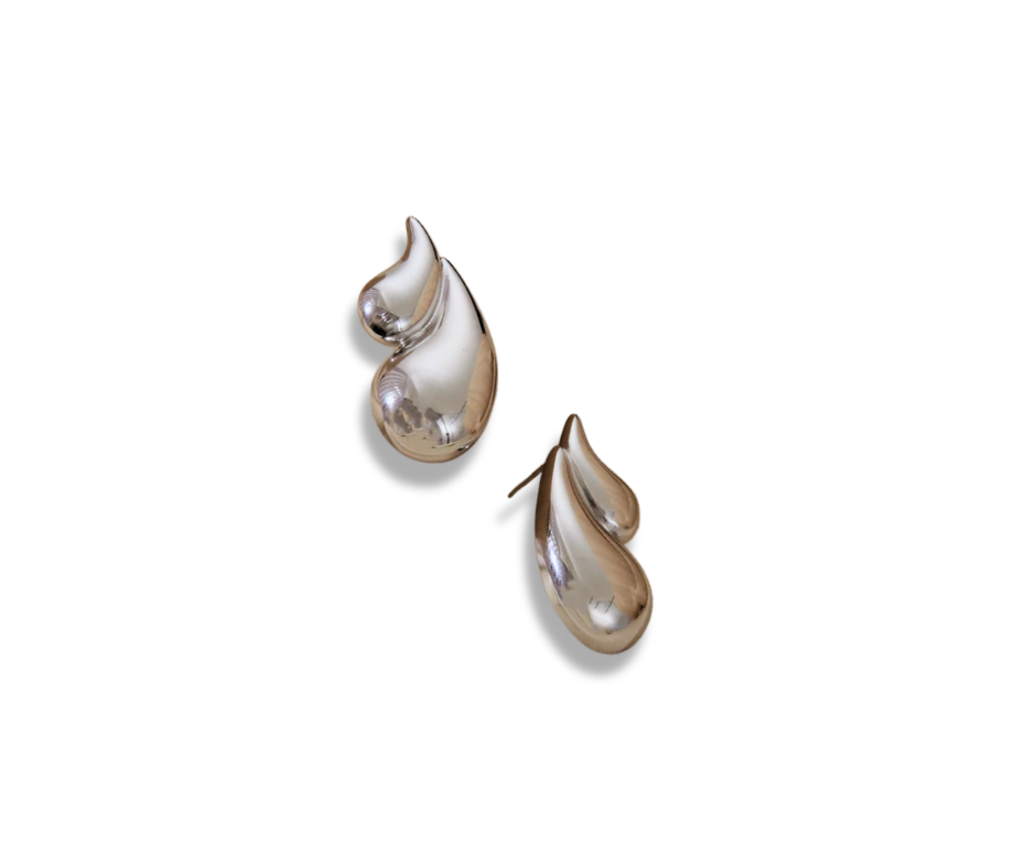 Aretes Lluvia plata