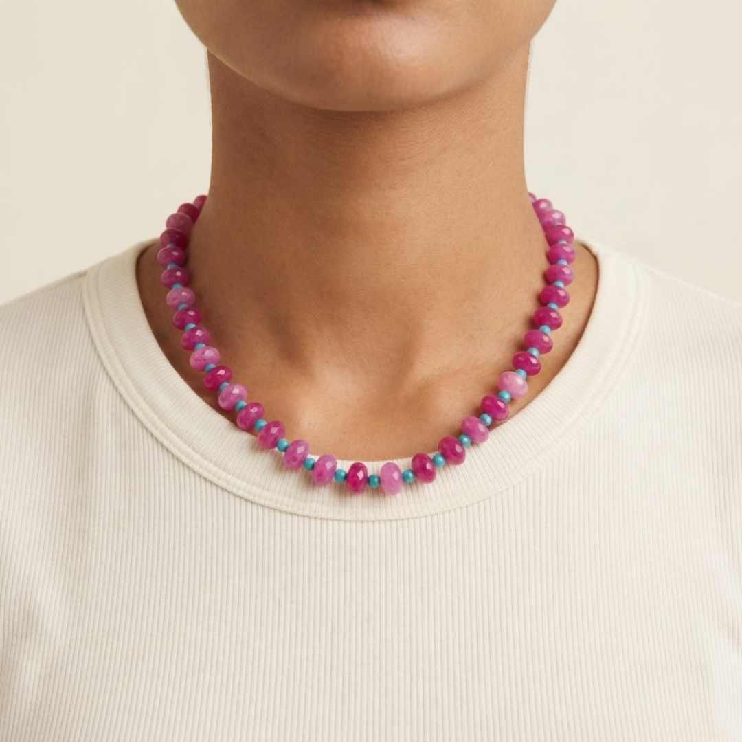 Collar ágatas fiusha