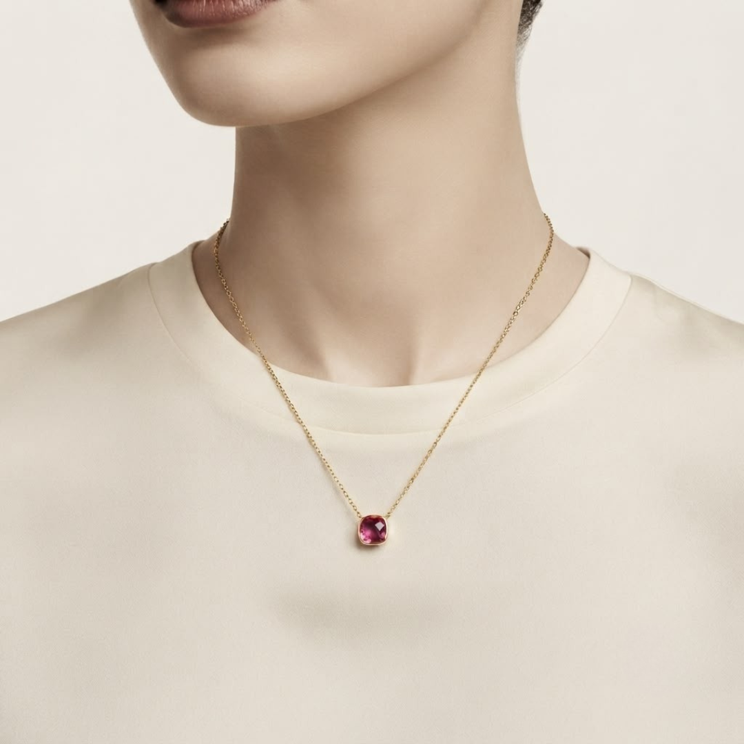Collar candy frambuesa