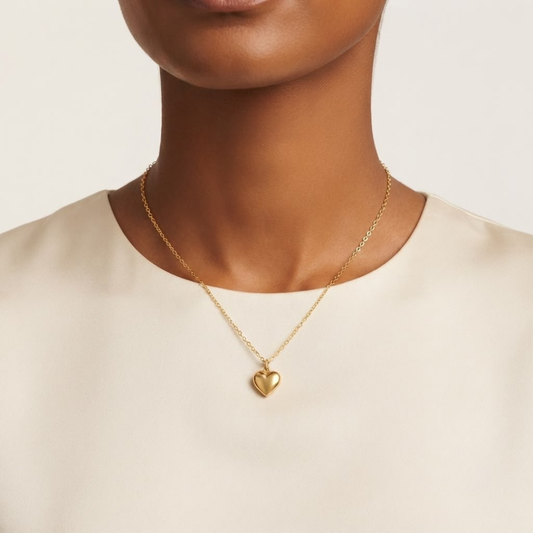 Collar Corazón liso