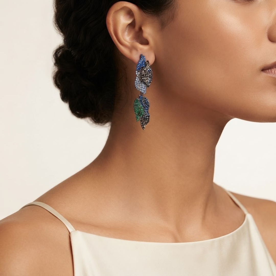 Aretes Hojas