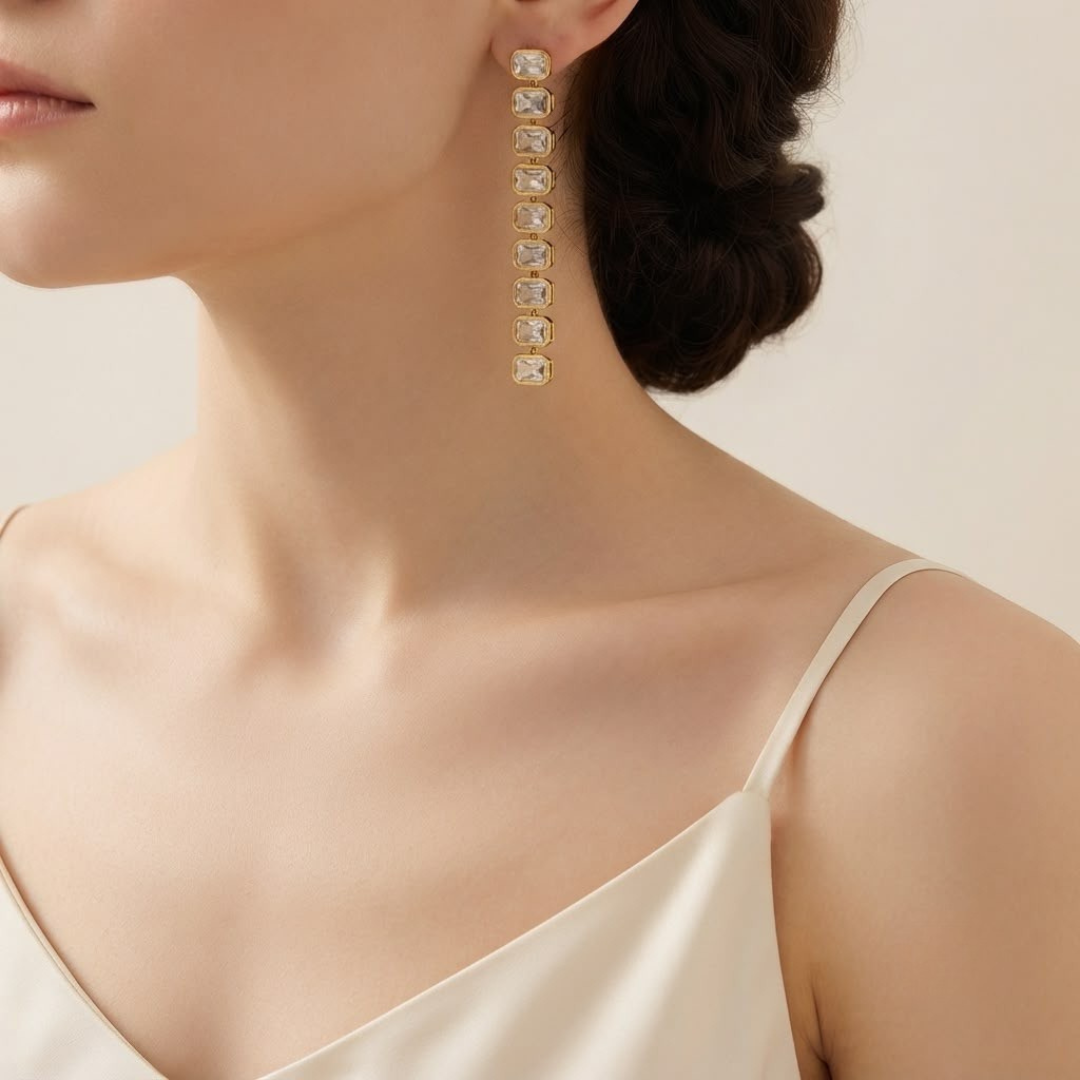 Aretes largos