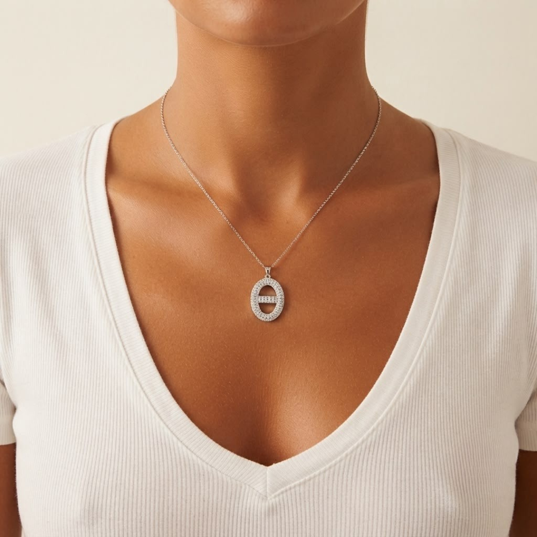Collar Molly plateado