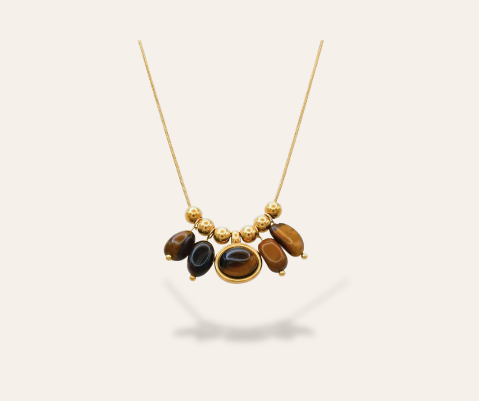 Collar ojo de tigre