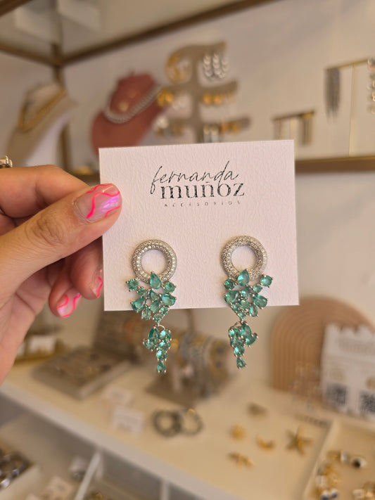 Aretes Menta