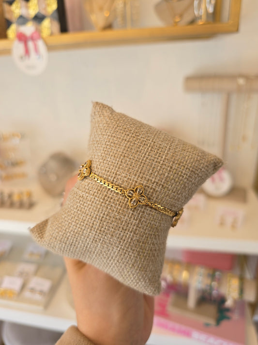 Pulsera flores