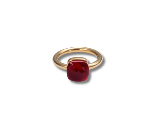 Anillo candy rojo