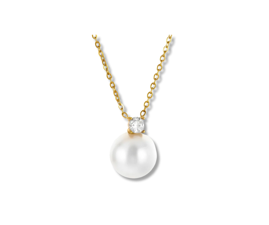 Collar perla destello