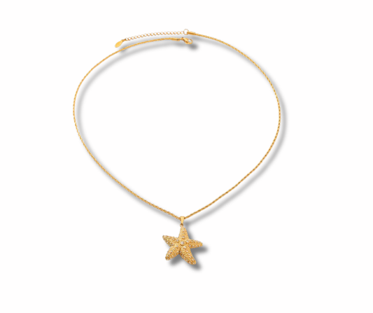 Collar estrella y cristales