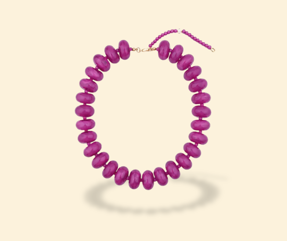 Collar frambuesa
