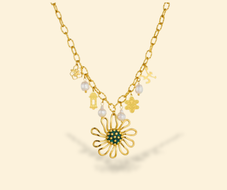 Collar flor