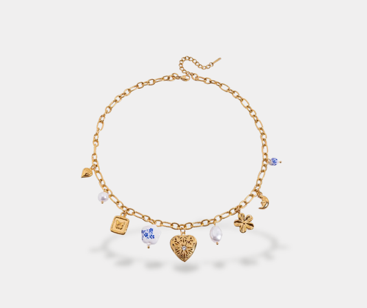 Collar corazones