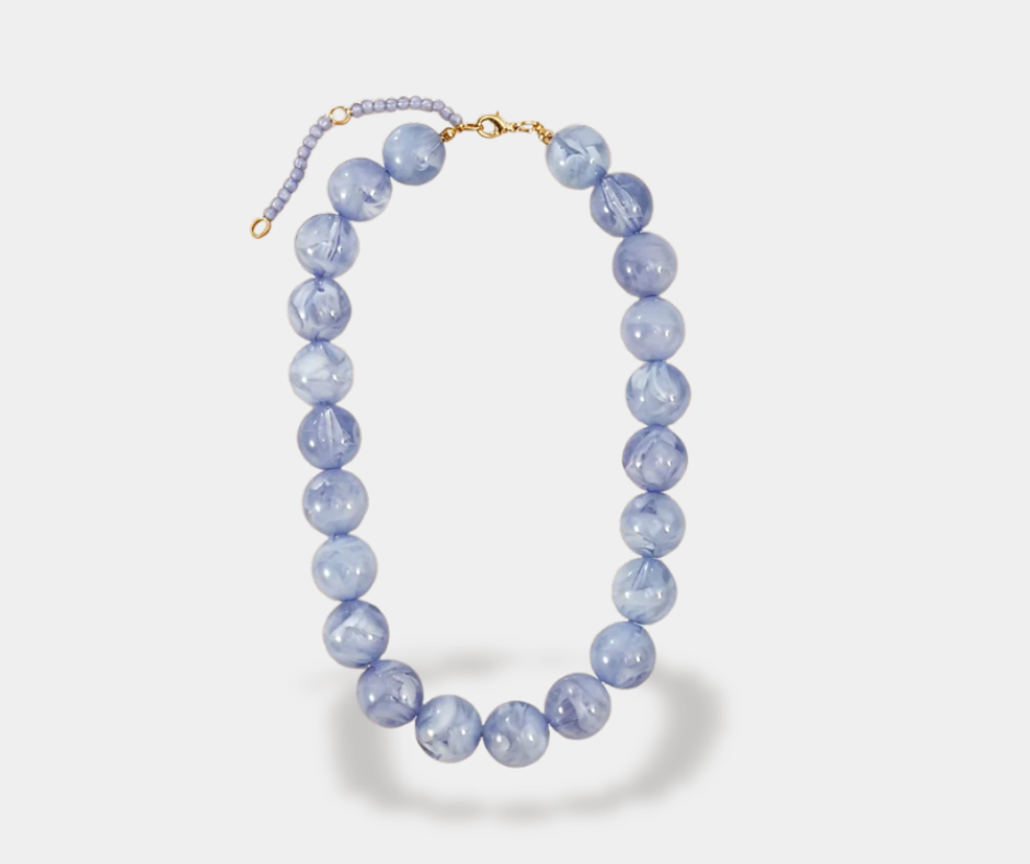 Collar bubble azul