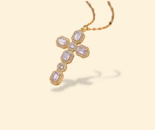 Collar Cruz grande