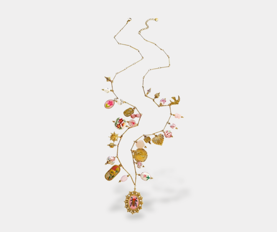 Collar Armonía rosa