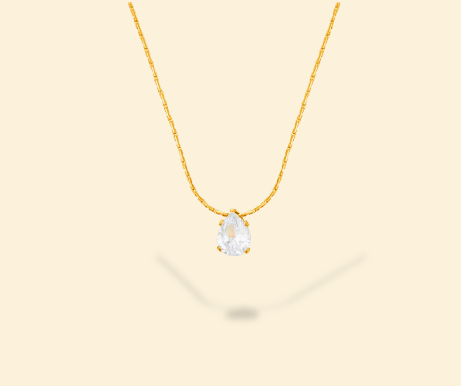 Collar gota de cristal