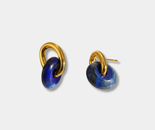 Aretes dona azul