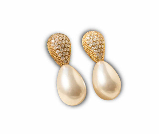 Aretes Candelaria perla