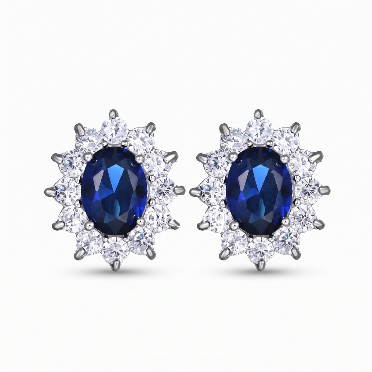 Aretes Micaela azul