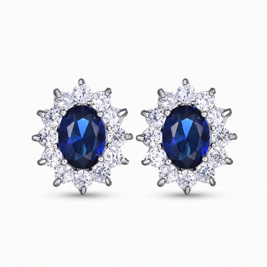 Aretes Micaela azul