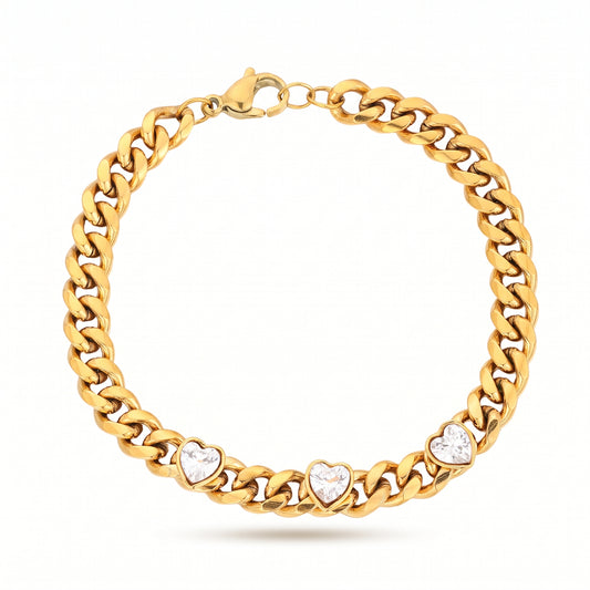 Pulsera corazones