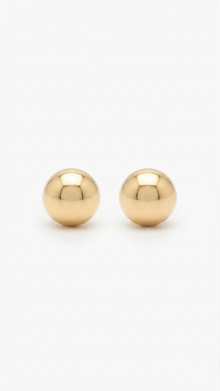 Aretes perla amarilla