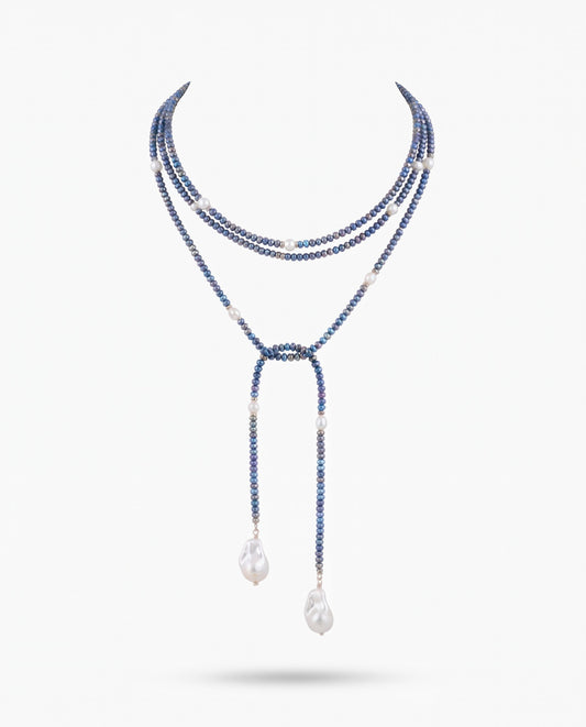Maxi collar cristal tornasol