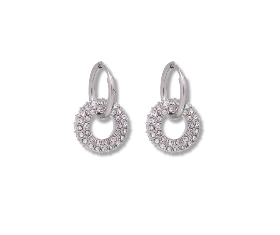 Arracadas Mila plata