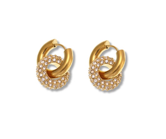 Arracadas Mila cristal