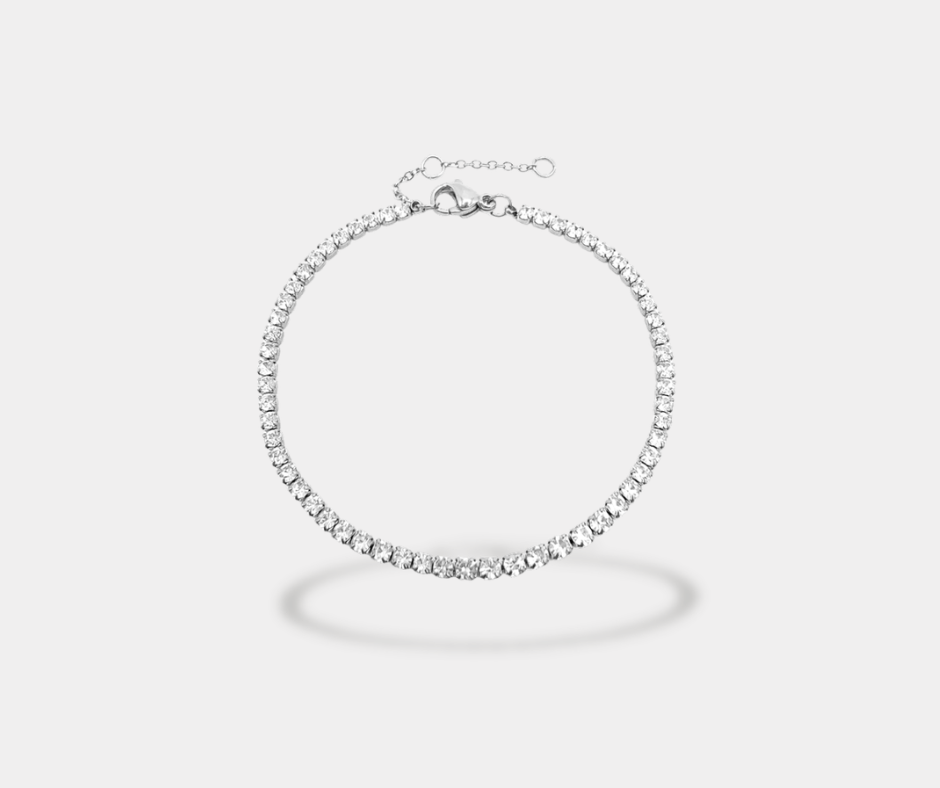 Pulsera de tenis 3mm plata